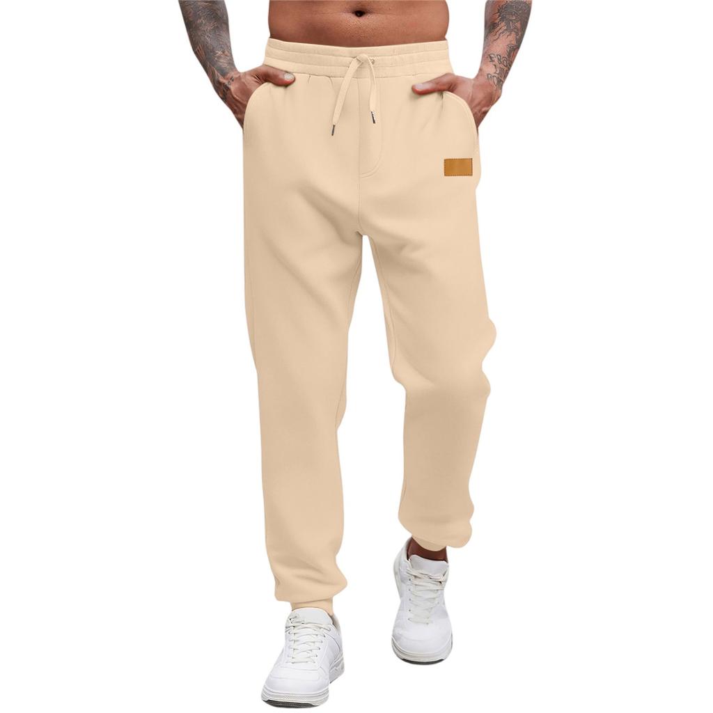 Мужские спортивные брюки, брюки для бега, рабочие брюки с карманами для улицы, повседневные брюки