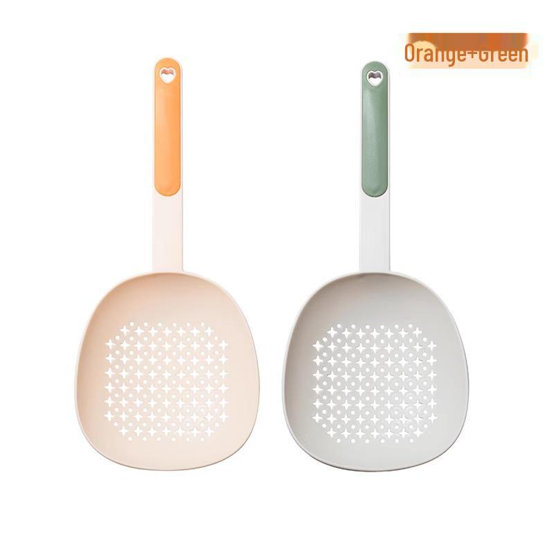 Большой пищевой дуршлаг | Сито для пельменей с длинной ручкой | Кухонный инструмент, устойчивый к высоким температурам