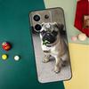 Милый чехол с собакой мопс для Xiaomi Redmi Note 13 11 8 9 10 12 Pro 12S 11S 10S 9S Redmi 13C 9C 10C 12C