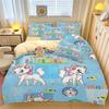 Marie Cat Anime Cats Bedding Set,Cartoon Cute Bedding Creative Kawaii Girls Bed Sheet Duvet Cover Pillowcase 2/3piece Set Gift