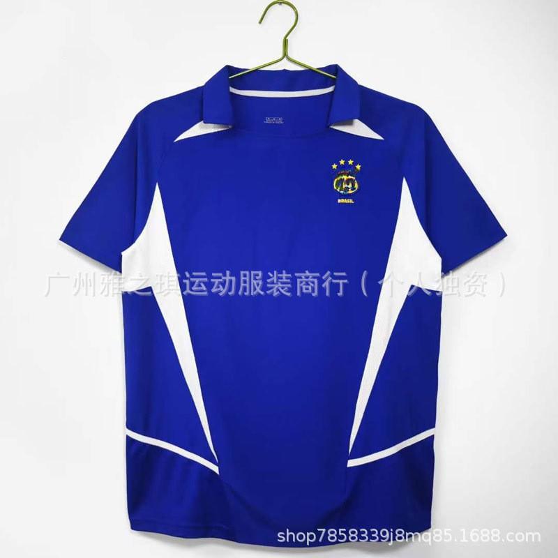Brazil National Team Football Jerseys Retro Short Sleeve Sport Shirts Men Women