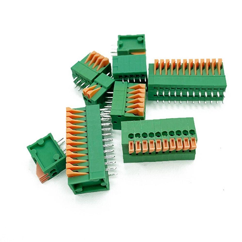 Разъем для печатной платы с шагом 2,54 мм KF141R Клеммная колодка для проводов и пружинных клемм PCB