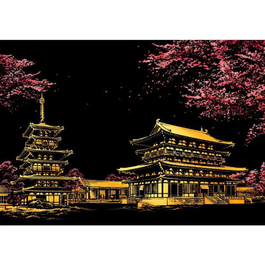 Наборы для рисования царапинами для взрослых, ночной вид на город, скретч-арт, радуга, блокнот для рисования, сделай сам, искусство, ремесло, пейзажная живопись