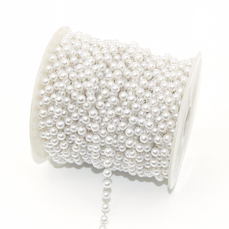 Покрытая медью жемчужная цепочка для украшений и аксессуаров ручной работы – Набор бусин для бисероплетения, разделителей и застежек.