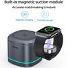 Multifunction Magnetic 3 In 1 Folding Wireless Charger 15W Fast Charging Dock