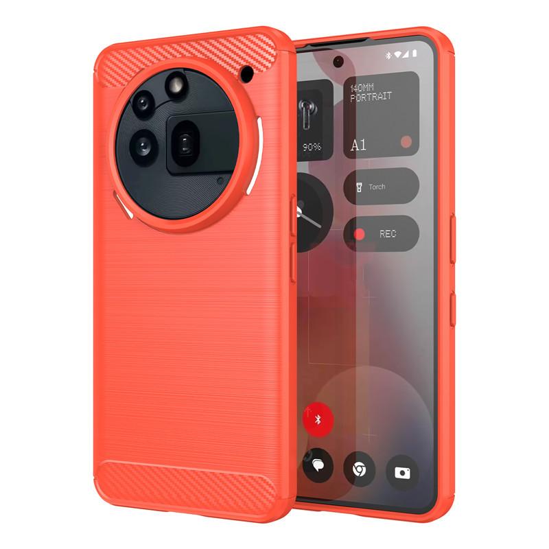 For Nothing Phone 3a Pro 5G Case For Nothing Phone 2a Plus 3a Pro Cover Carbon Fiber Shockproof Silicone Bumper For Phone 3a Pro