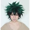 Anime My Hero Academia Boku No Hiro Akademia Wigs Izuku Midoriya Short Green Black Ombre Heat Resistant Cosplay Wig