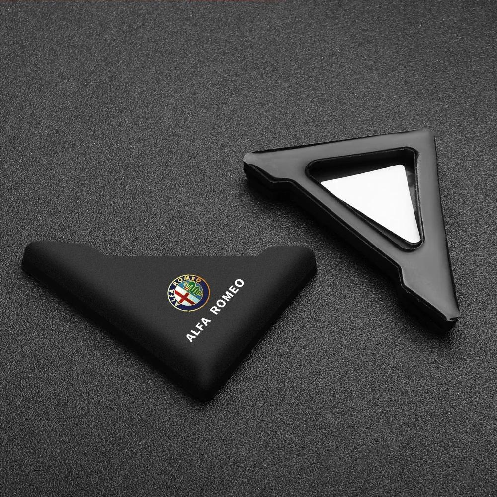2pcs Car Door Corner Protection Stickers Decals for Alfa Romeo Logo Mito 159 Giulia Stelvio Giulietta 156 147 Tonale Accessories zj6