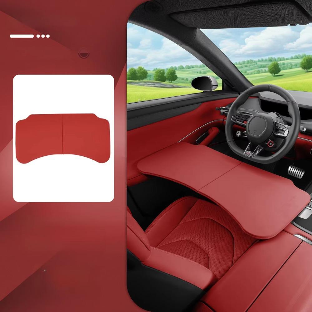 Stable Design Car Temporary Tray Large Size Load-Bearing Car Laptop Desk Foldable Upgraded Tray Stand Foldable Car Table