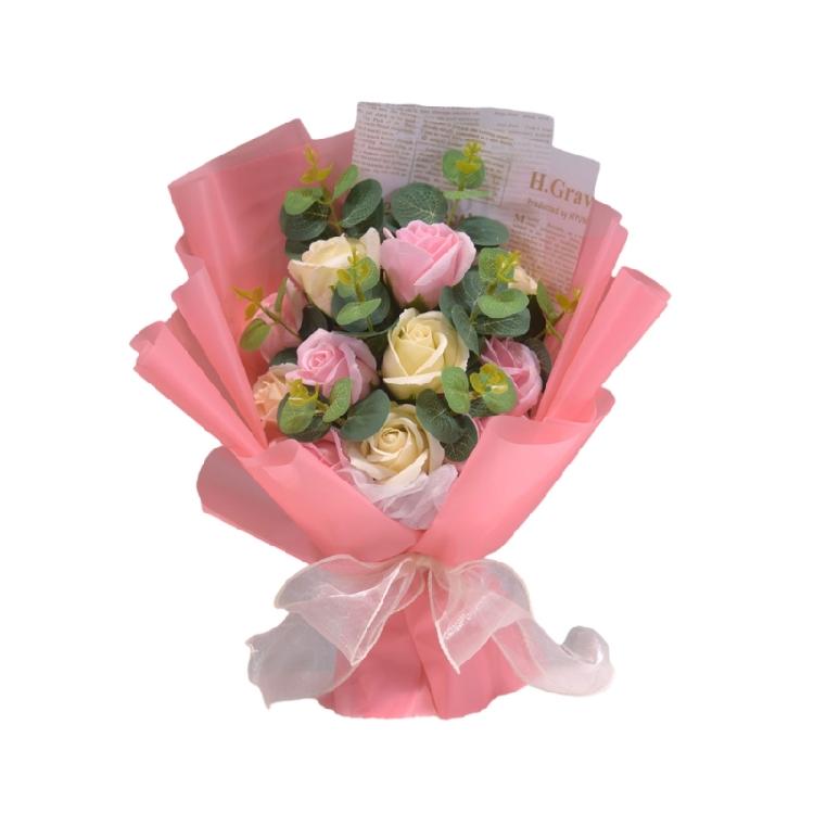 Искусственные Мыльные Лепестки Букеты Цветов Украшение Комнаты на День Святого Валентина Подарок на День Матери