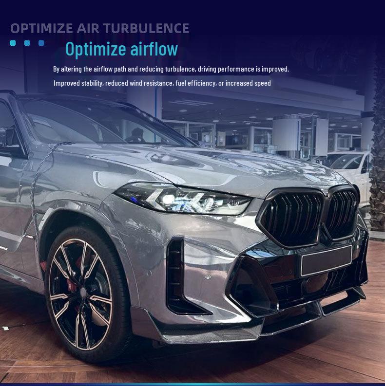 Подходит для BMW: Комплект для модификации переднего бампера и спойлера