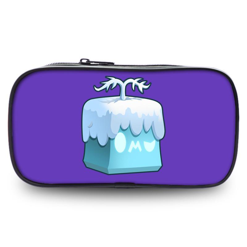 Прочный полиэстеровый пенал Blox Fruits Roblox для студентов с большой вместимостью