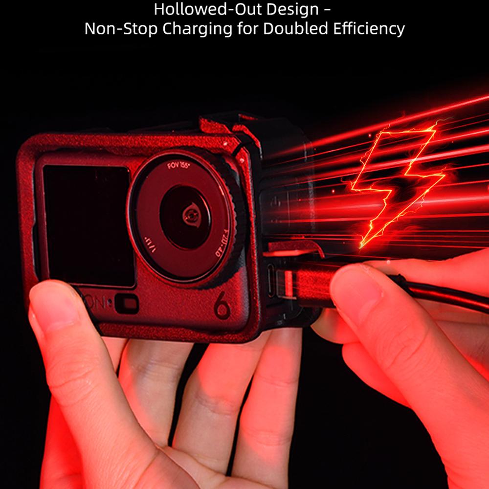 STARTRC For DJI Osmo Action 6 Multi-functional Expansion Protective Frame Vertical Horizontal Shooting Plastic Cage