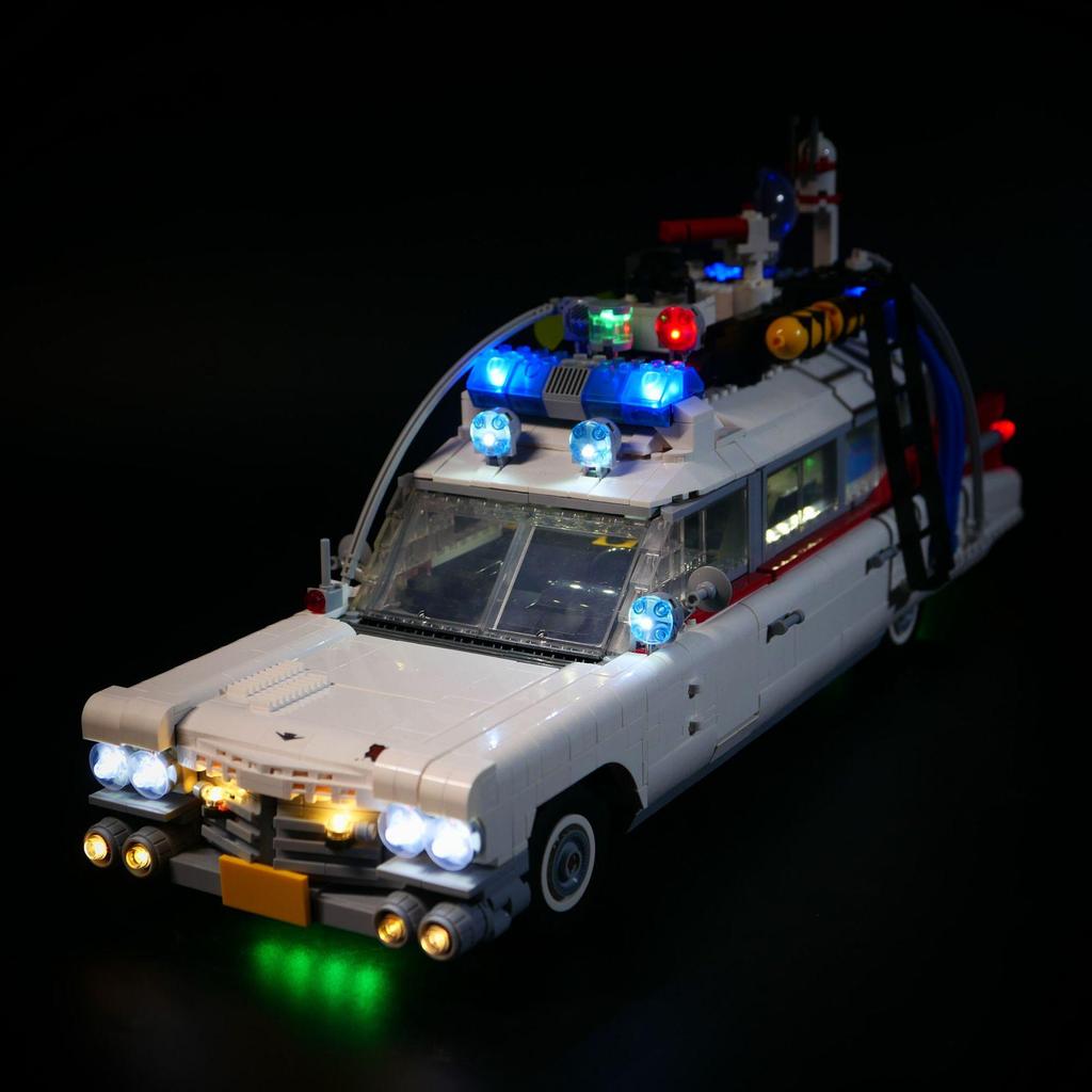 Светодиодные фонари с пультом дистанционного управления, совместимые с LEGO 10274 Охотники за привидениями Ecto-1