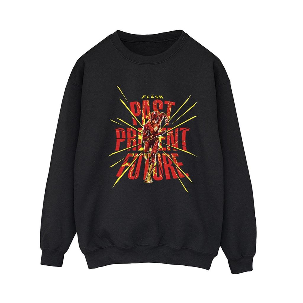 DC Comics Womens/Ladies The Flash Past Present Future Sweatshirt