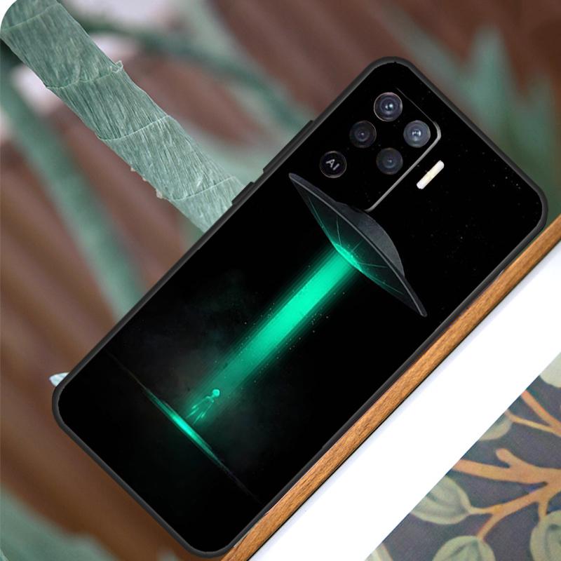 Смешной Инопланетянин Для OPPO A53S A57S A54S A38 A78 A58 A79 A15 A17 A77 A16 A76 A96 A52 A72 A5 A9 A94 A74 Чехол