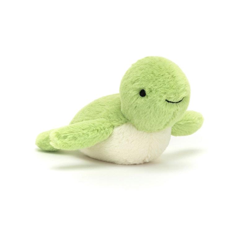 Jellycat Ocean Series Fluffy Sea Turtle Cute Doll Plush Doll Sit 7cm High