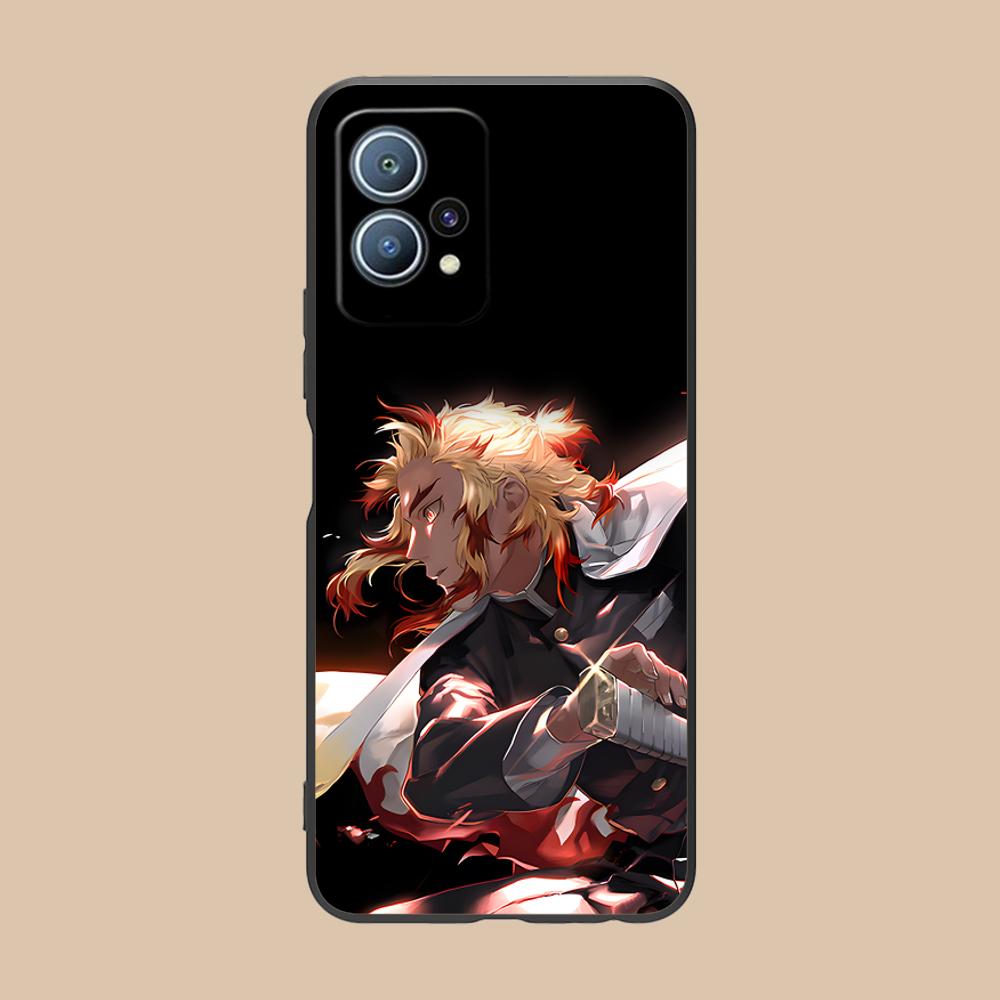 Чехол для телефона Demon Slayer Rengoku для Huawei P60 P50 P40 P30 P20 P10 P9 P8 Pro Lite Plus Черный Красивый Роскошный Смартфон