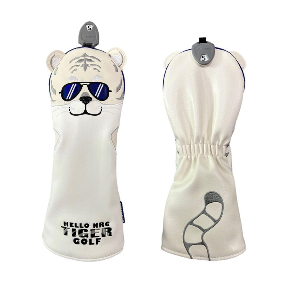 Чехлы для гольфа из искусственной кожи, мягкие чехлы для гольфа, драйверы для клюшек Fairway Hybrid Putter, чехлы для гольфа Tiger для мужчин