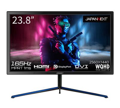 JAPANNEXT дюймовый игровой монитор 165 Гц совместимый WQHD HDMI DP 23.8 JN-238GT165WQHDR DVI-I