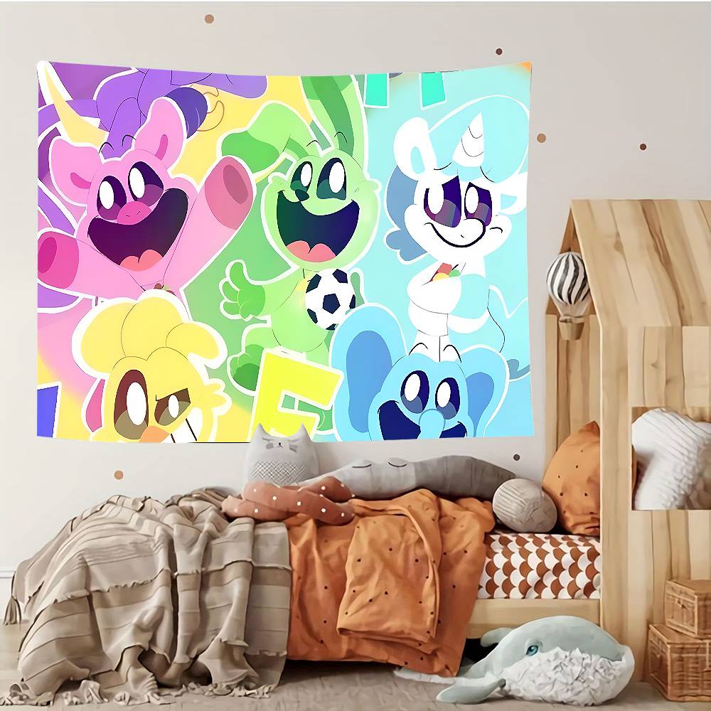 SSmiling CCritters Tapestry Customizable Tapestries Of Various Styleswall Hangings Celebrity Photo Printingwall Hangings