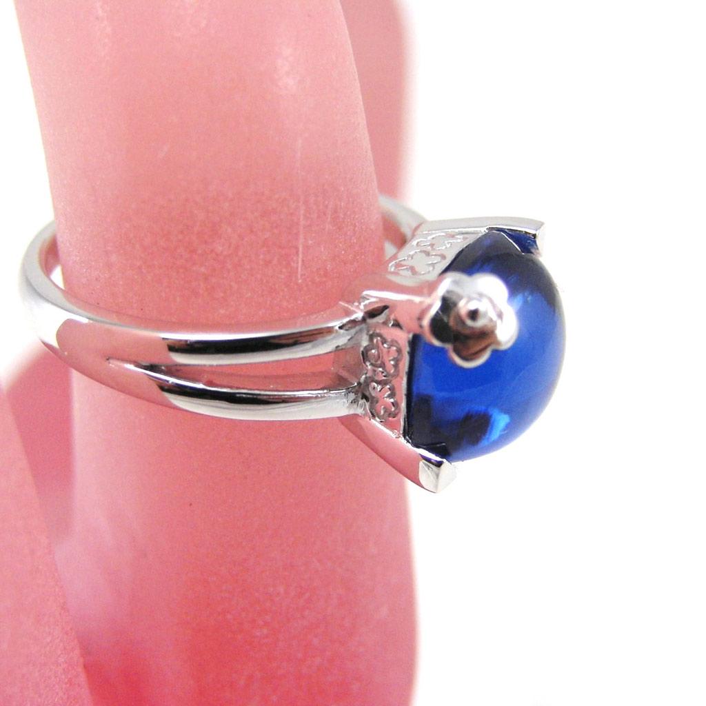 Bague Argent 'Lorette' Bleu