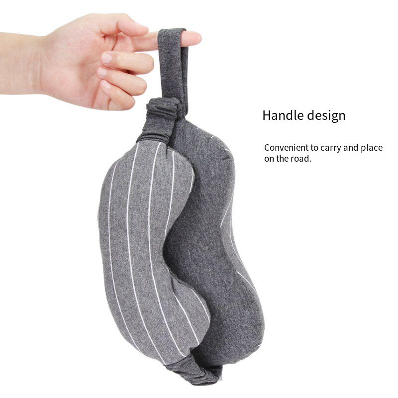 Маска для глаз, подушка для шеи 2-в-1, защита для шеи, портативная дорожная подушка, подушка для полета, сна, отдыха в самолете, офисные подушки для сна