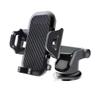 360° Rotating Silicone Suction Cup Car Phone Mount with Telescopic Rod