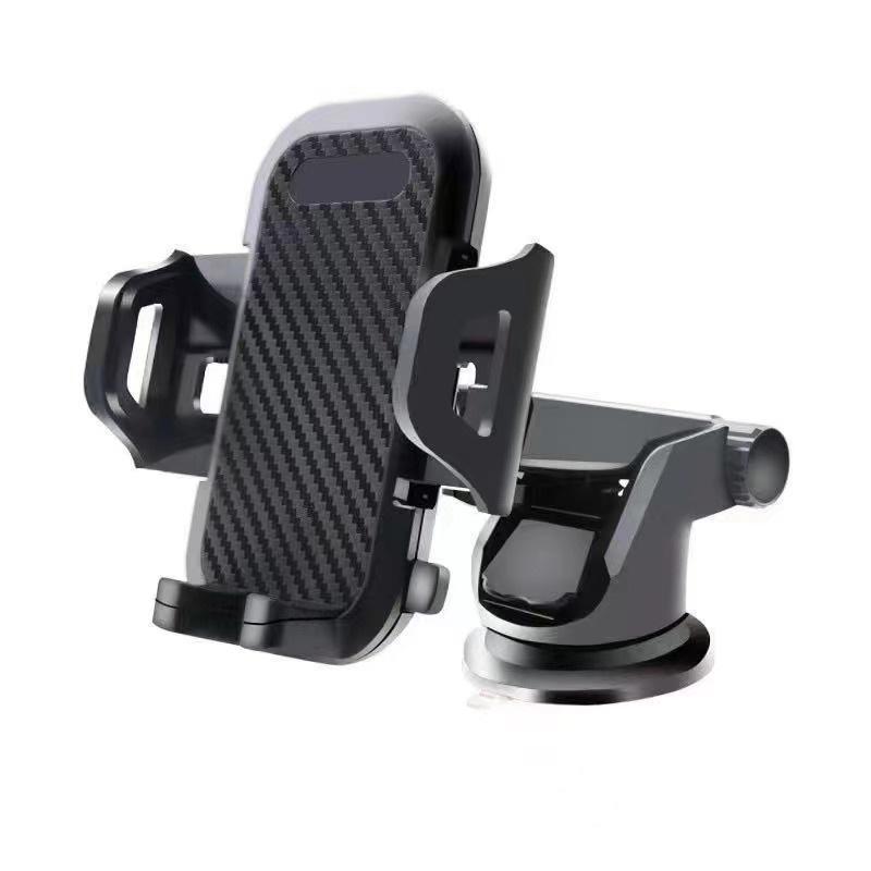 360° Rotating Silicone Suction Cup Car Phone Mount with Telescopic Rod