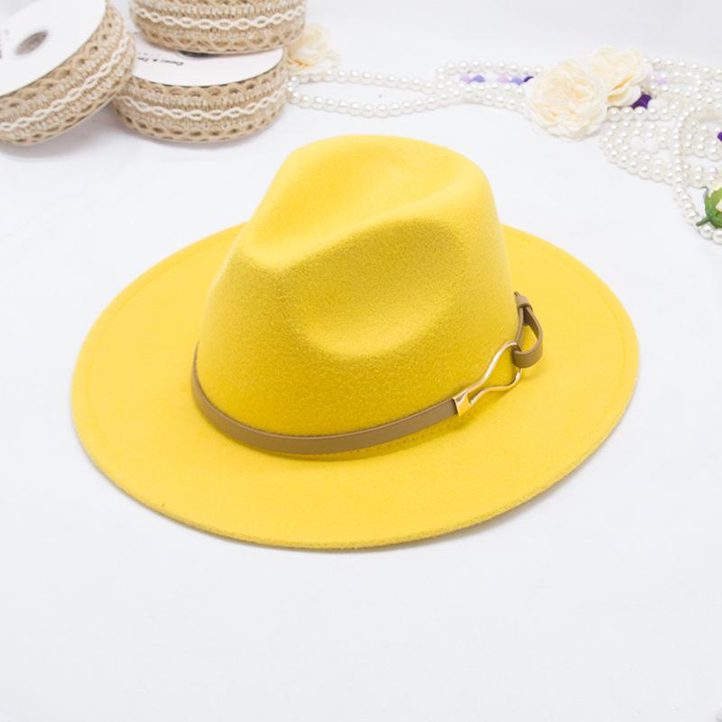 Шляпа Федора Женская Шляпа с Большими Широкими Полями 9,5 см Винтажная Хаки Фетровая Джазовая Шляпа Зимняя Формальная Шляпа Sombreros De Mujer EMA