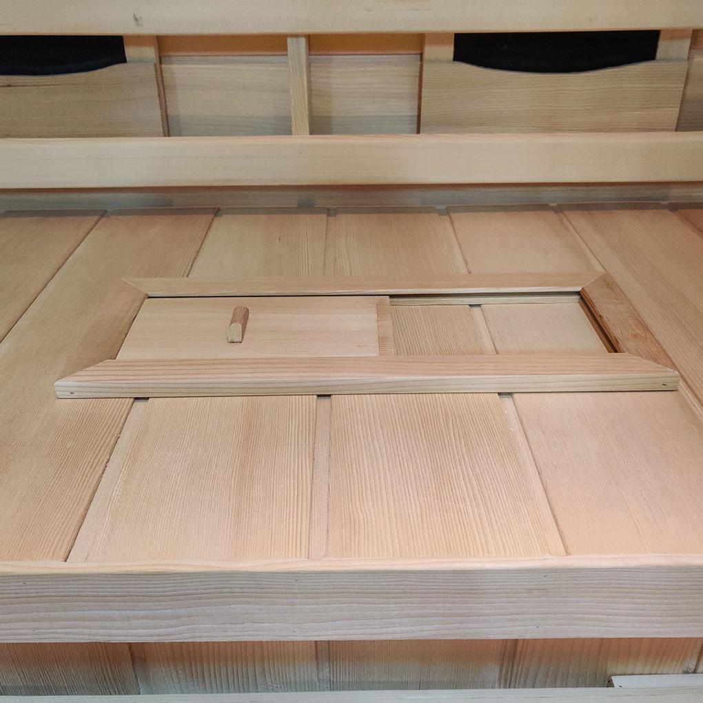 Сауна Вентиляционное отверстие Сушилка Декоративная вентилируемая решетка Окно Практичная гладкая деревянная жесткая структура Выход пара