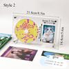 Прозрачная фоторамка для CD с фото айдола Акриловая подставка для фотоальбома Защитный альбом для фотографий Держатель для постеров Чехол для хранения CD