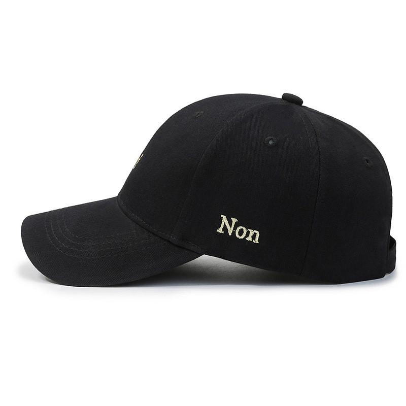 Embroidery Oui Letters Non Duck Cap Girl Spring Autumn Outdoor Sports Running