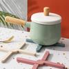 Non-slip Silicone Pad Trivets Collapsible Cross Trivets Pot Holder Table Placemat Dish Plate Coaster Heat-Resistant Pot Holder