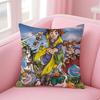 Cute Japanese Game DDragon Quest Slime Cushion Cover Pillow Case Soft Skin Friendly Fabric  Concealed Zipper