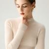 Women's Slim-Fit Pure Cashmere Knit Base Layer Sweater