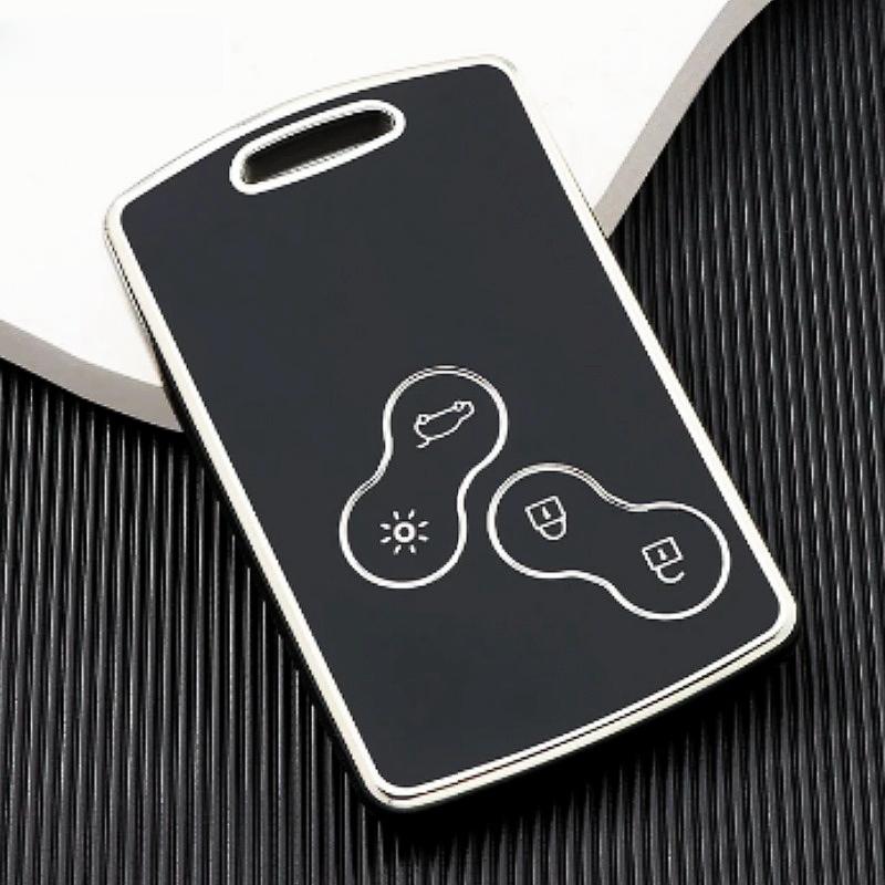 Чехол для ключей из ТПУ, брелок для Renault Duster Captur Clio Logan Megane Koleos Scenic Nema Fluence Zoe, аксессуары без ключа