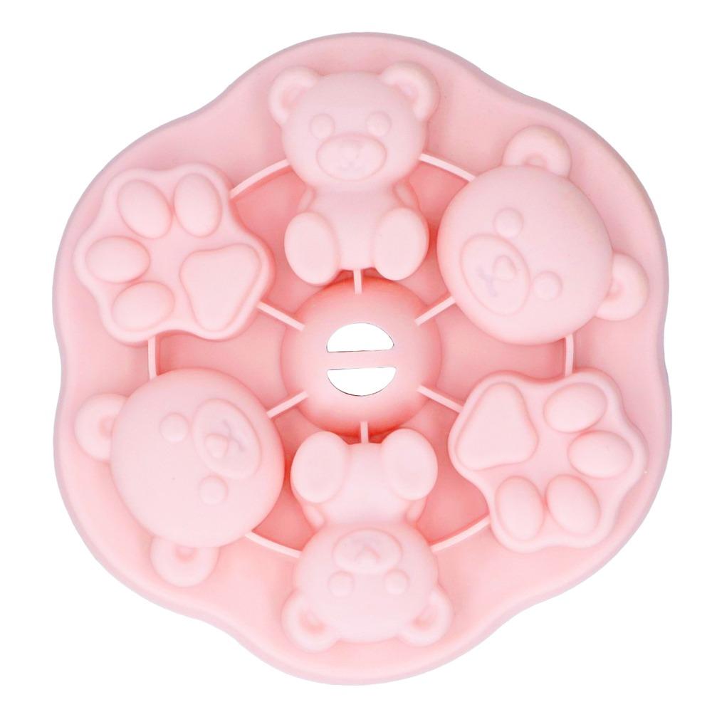 Bear Cat Shape Silicone Mold Silicone Cake Mould Portable Ice Cube Tray Restaurant