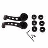 Black Billet Aluminum Car Window Crank Handle Winder Styling Truck Auto Riser Handle Lever Kit Auto Accessores