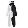 Danganronpa Monokuma Cosplay Adult Onesie Women Men Unisex Sleepwear Kigurumi Jumpsuit Pajamas Halloween Christmas