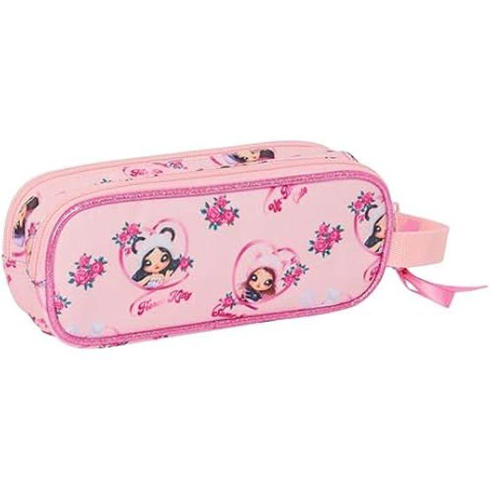 Safta NANANA Fabulous Trousse Double pour Enfant, idéale pour Les Enfants d'âge Scolaire, Confortable et Polyvalente, qualité et