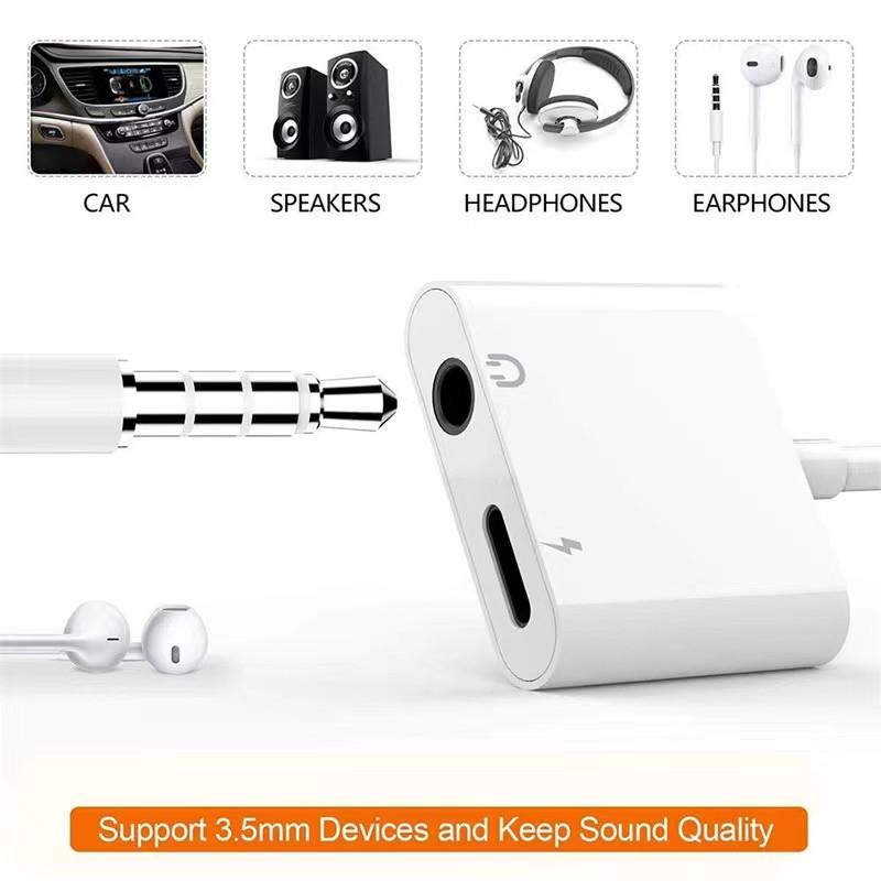 PD 18W Type-C DAC Digital Adapter 2 In 1 Splitter for Google Xiaomi Realme USB C To 3.5 Jack Earphone Audio Cable