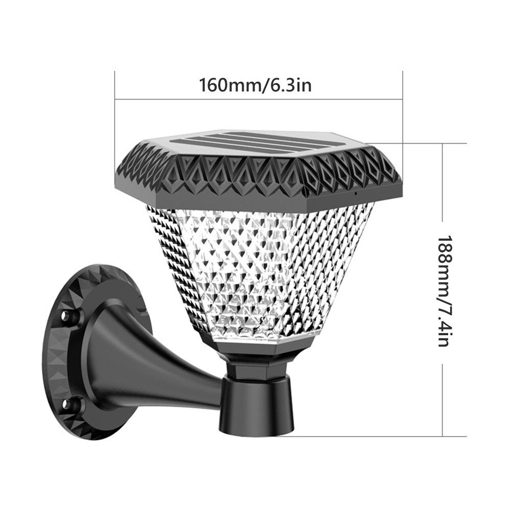 LED Lighting Outdoor Wall Light Solar Powered Staircase Light Simple Corridor Lamp  Yard Lighting