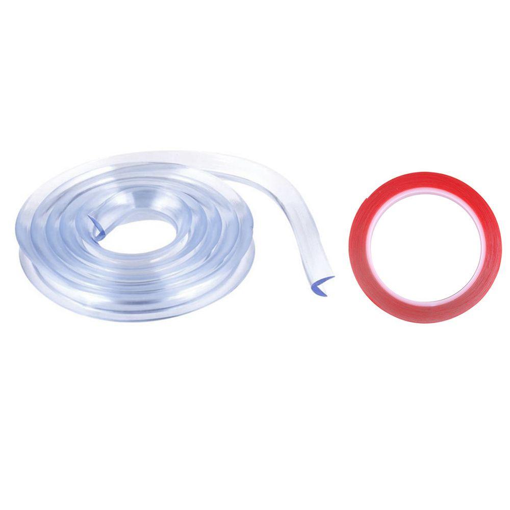 Прозрачный пенопластовый бампер для мебели, защитный уголок для стола, защитная полоса для защиты ребенка