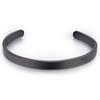 Браслет из титановой стали C-образный, открытый, 5 мм, 15,5 см, глянцевый, можно сделать открытый браслет с надписью
