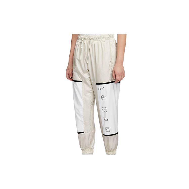 Nike Спортивные тканые брюки Женские брюки Light-Bone CU6396-072