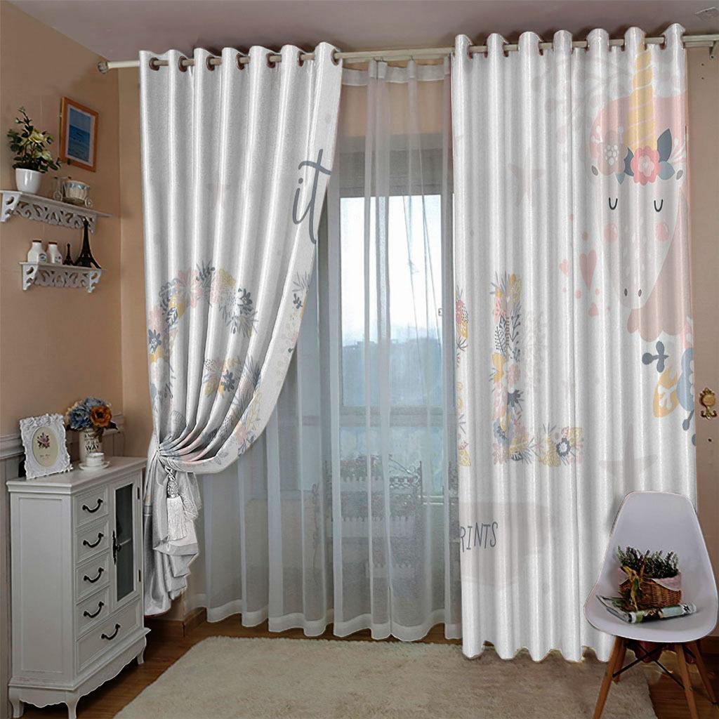 Floral Floral Printing And Painting Series High Density Blackout Curtain 3D Digital Printing