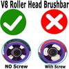 Direct Drive Carbon Fiber Floor Brush Roll Bar Replacement for DYSON V8 Cordless Cleaner Head Brush 967485-01 Part