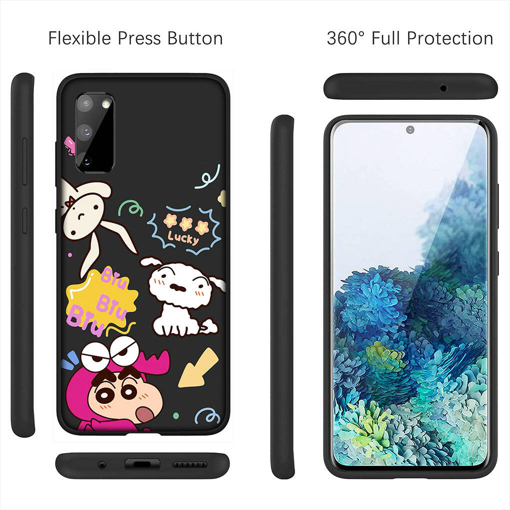 Чехол для iPhone 17 16 15 Xiaomi Poco Redmi Note 14 13 12 11 Pro Max 9 16e Samsung Galaxy S25 S24 S23 OPPO Huawei Crayon Shin Chan Shinchan Чехол для телефона