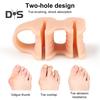 1 Pair Toe Separator with 2 Loop Orthopedic Bunion Valgus Hammertoe Corrector Pain Relief Women Men Foot Alignment Overlapping Toe Spacer Hammer Toe